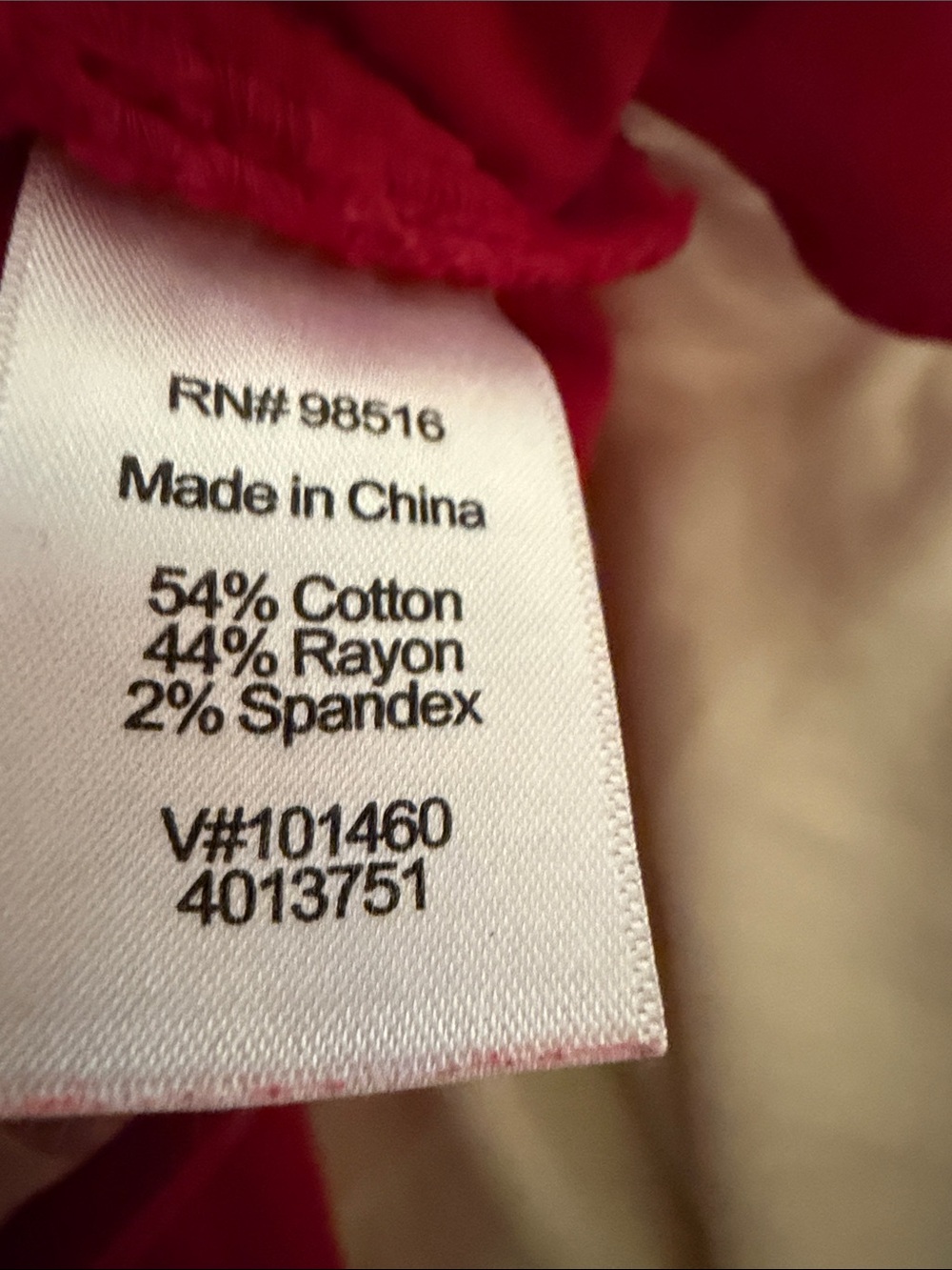 Coldwater Creek Deep Red Boot‑Cut Jeans, Size 18 - Picture 4 of 6